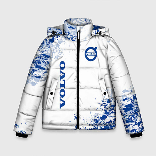 Зимняя куртка для мальчика Volvo - Auto sport / 3D-Светло-серый – фото 1