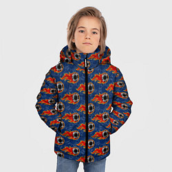Куртка зимняя для мальчика Фишки, Ставки, Покер, цвет: 3D-красный — фото 2
