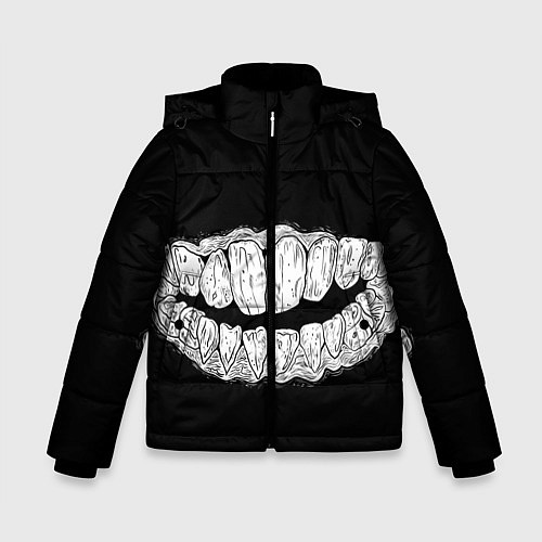 Зимняя куртка для мальчика Зубы Каонаси / 3D-Красный – фото 1