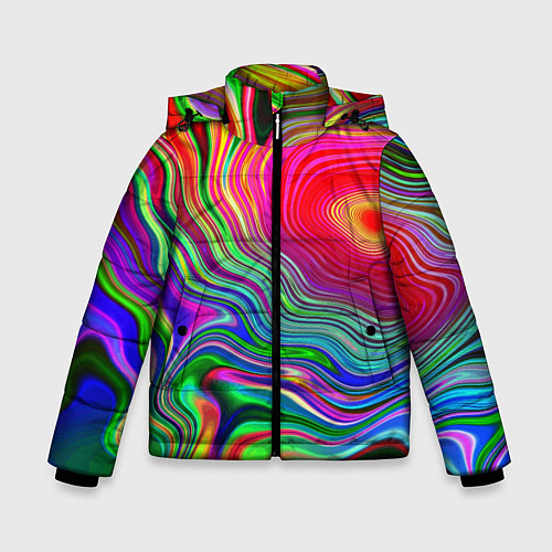 Зимняя куртка для мальчика Expressive pattern Neon / 3D-Красный – фото 1