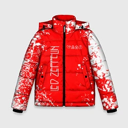 Куртка зимняя для мальчика ЛЕД ЗЕППЕЛИН LED ZEPPELIN, цвет: 3D-красный