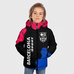 Куртка зимняя для мальчика BARCELONA Sport - Графика, цвет: 3D-черный — фото 2