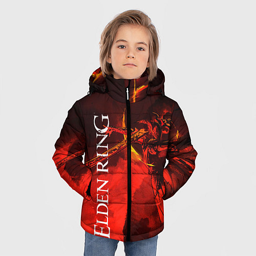 Зимняя куртка для мальчика MALENIA - ELDEN RING ЕЛДЕН РИНГ / 3D-Светло-серый – фото 3