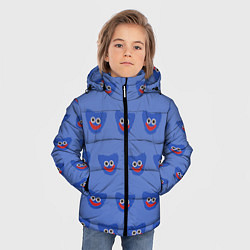 Куртка зимняя для мальчика Хаги ваги обои прямо на тебе, цвет: 3D-светло-серый — фото 2