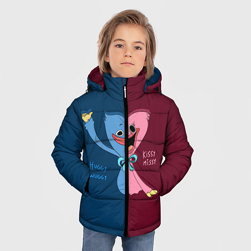 Зимняя куртка для мальчика POPPY PLAYTIME HAGGY WAGGY AND KISSY MISSY / 3D-Светло-серый – фото 3