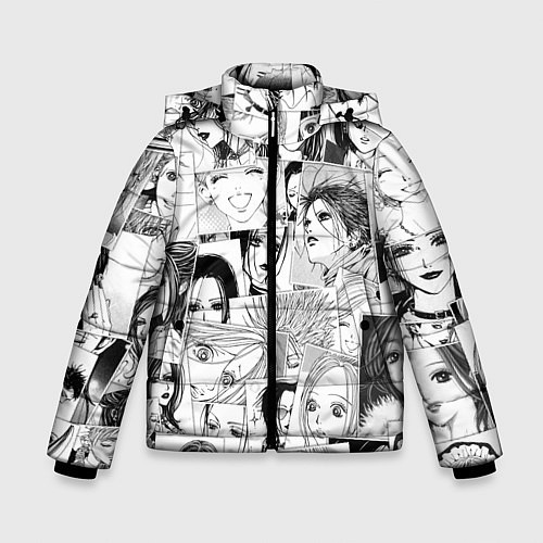 Зимняя куртка для мальчика Nana pattern / 3D-Красный – фото 1
