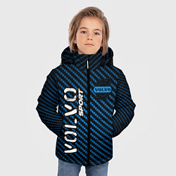 Куртка зимняя для мальчика VOLVO Volvo Sport Карбон, цвет: 3D-черный — фото 2