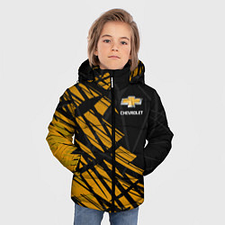 Куртка зимняя для мальчика Chevrolet, Шевроле, цвет: 3D-черный — фото 2