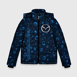 Куртка зимняя для мальчика MAZDA SPEED Дождь, цвет: 3D-черный