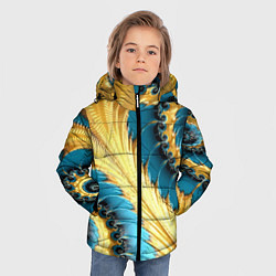 Куртка зимняя для мальчика Двойная авангардная спираль Double avant-garde spi, цвет: 3D-красный — фото 2