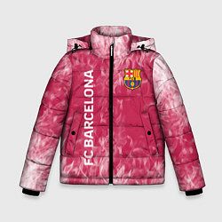Куртка зимняя для мальчика Barcelona Пламя, цвет: 3D-красный