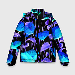 Зимняя куртка для мальчика Авангардный цветочный паттерн Fashion trend
