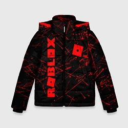 Куртка зимняя для мальчика ROBLOX красный логотип, цвет: 3D-красный