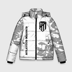 Куртка зимняя для мальчика Atletico Madrid Sport на темном фоне, цвет: 3D-черный