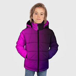 Куртка зимняя для мальчика VIOLET gradient, цвет: 3D-светло-серый — фото 2