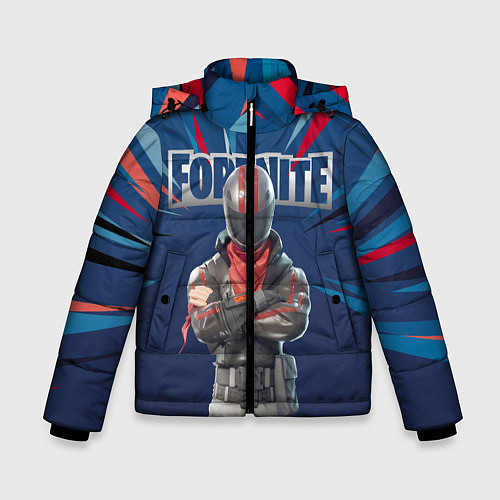 Зимняя куртка для мальчика Fortnite Герой асфальта Burnout Video game / 3D-Светло-серый – фото 1
