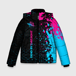 Зимняя куртка для мальчика Dead by Daylight Neon Gradient