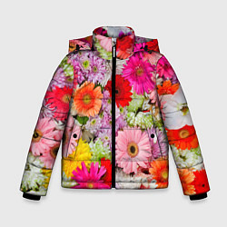 Куртка зимняя для мальчика BEAUTIFUL FLOWERS, цвет: 3D-светло-серый