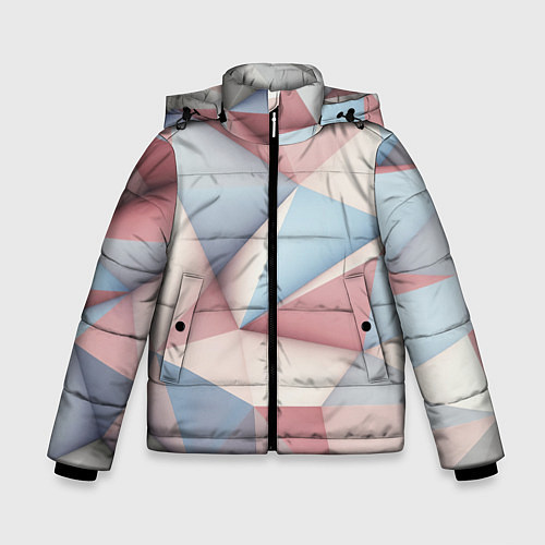 Зимняя куртка для мальчика Светлый кибер-панк / 3D-Красный – фото 1