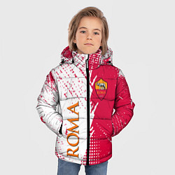 Куртка зимняя для мальчика Roma краска, цвет: 3D-черный — фото 2