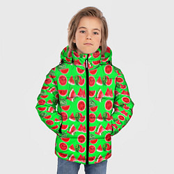 Куртка зимняя для мальчика DELICIOUS WATERMELON, цвет: 3D-красный — фото 2
