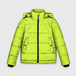 Куртка зимняя для мальчика Зеленый неон из фильма Барби, цвет: 3D-светло-серый