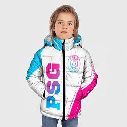 Куртка зимняя для мальчика PSG Neon Gradient, цвет: 3D-черный — фото 2