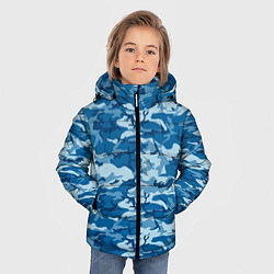 Куртка зимняя для мальчика Камуфляж морской, цвет: 3D-красный — фото 2