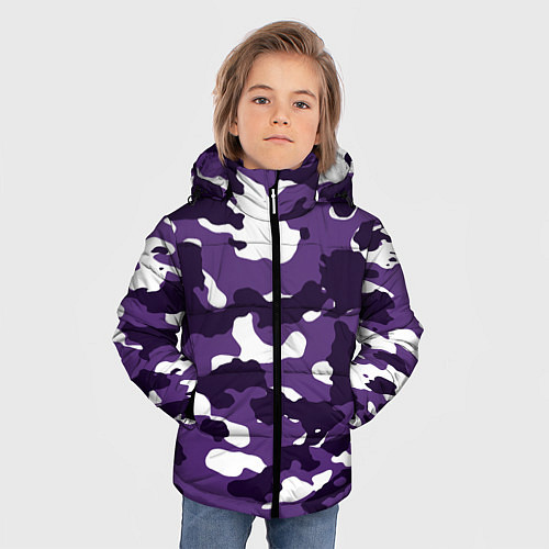 Зимняя куртка для мальчика Amethyst Purple Аметист / 3D-Светло-серый – фото 3