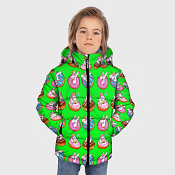 Куртка зимняя для мальчика UNICORN AND DONUT, цвет: 3D-светло-серый — фото 2