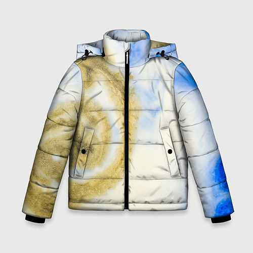 Зимняя куртка для мальчика Золотая Пыль На Молоке / 3D-Красный – фото 1