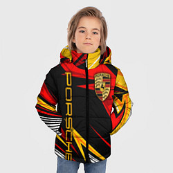 Куртка зимняя для мальчика ПОРШЕ - RED SPORT, цвет: 3D-красный — фото 2