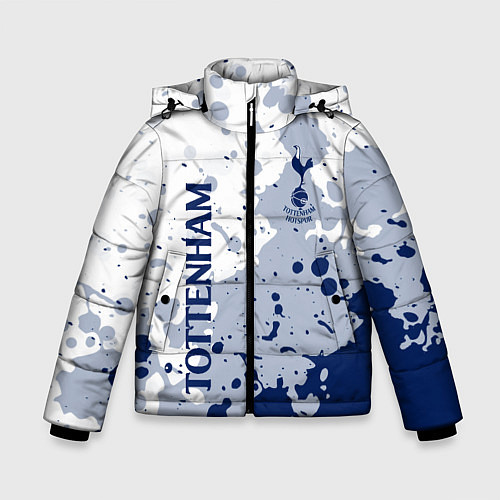 Зимняя куртка для мальчика Tottenham hotspur Брызги красок / 3D-Красный – фото 1