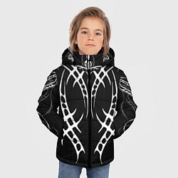 Куртка зимняя для мальчика Татуированный мастер, цвет: 3D-светло-серый — фото 2