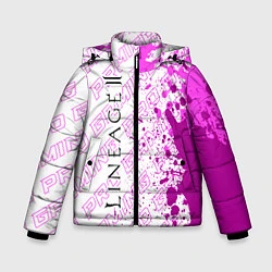 Куртка зимняя для мальчика Lineage 2 pro gaming: по-вертикали, цвет: 3D-черный