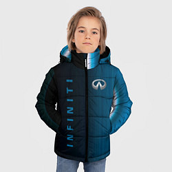 Куртка зимняя для мальчика Infinity спорт абстракция, цвет: 3D-черный — фото 2