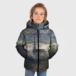 Куртка зимняя для мальчика STALKER Саркофаг, цвет: 3D-черный — фото 2