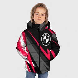 Куртка зимняя для мальчика BMW fast lines, цвет: 3D-черный — фото 2