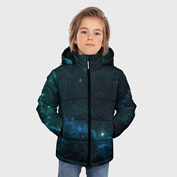 Куртка зимняя для мальчика Космическая туча, цвет: 3D-красный — фото 2