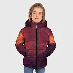 Куртка зимняя для мальчика Галактический пожар, цвет: 3D-черный — фото 2