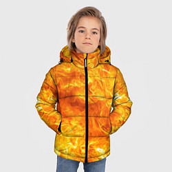 Куртка зимняя для мальчика Бушующий огонь, цвет: 3D-красный — фото 2