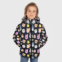 Куртка зимняя для мальчика Skzoo pattern, цвет: 3D-черный — фото 2