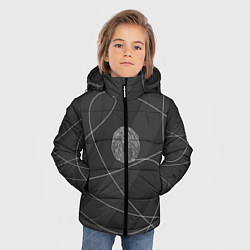Куртка зимняя для мальчика Клубок ниток, цвет: 3D-светло-серый — фото 2