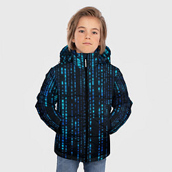 Куртка зимняя для мальчика Программные символы, цвет: 3D-черный — фото 2