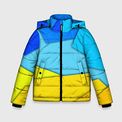 Зимняя куртка для мальчика Простой геометрический фон