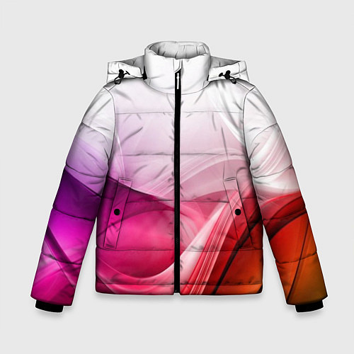 Зимняя куртка для мальчика Кремовый дизайн / 3D-Светло-серый – фото 1