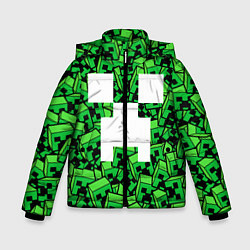 Зимняя куртка для мальчика Головы криперов - Майнкрафт
