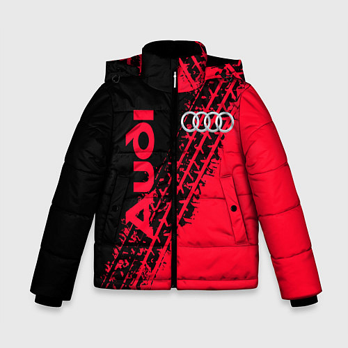 Зимняя куртка для мальчика Audi / 3D-Красный – фото 1