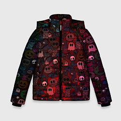 Куртка зимняя для мальчика Плюшевые вестники ночи, цвет: 3D-красный