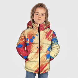 Куртка зимняя для мальчика Палитра, цвет: 3D-красный — фото 2